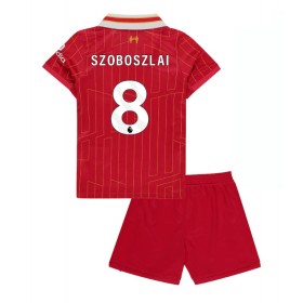 Fotbalové Dres Liverpool Dominik Szoboszlai #8 Dětské Domácí 2024-25 Krátký Rukáv (+ trenýrky)